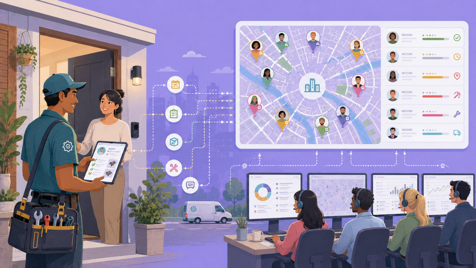 Doorstep Service at Scale: How AI Powers At-Home Technician Networks for OEMs