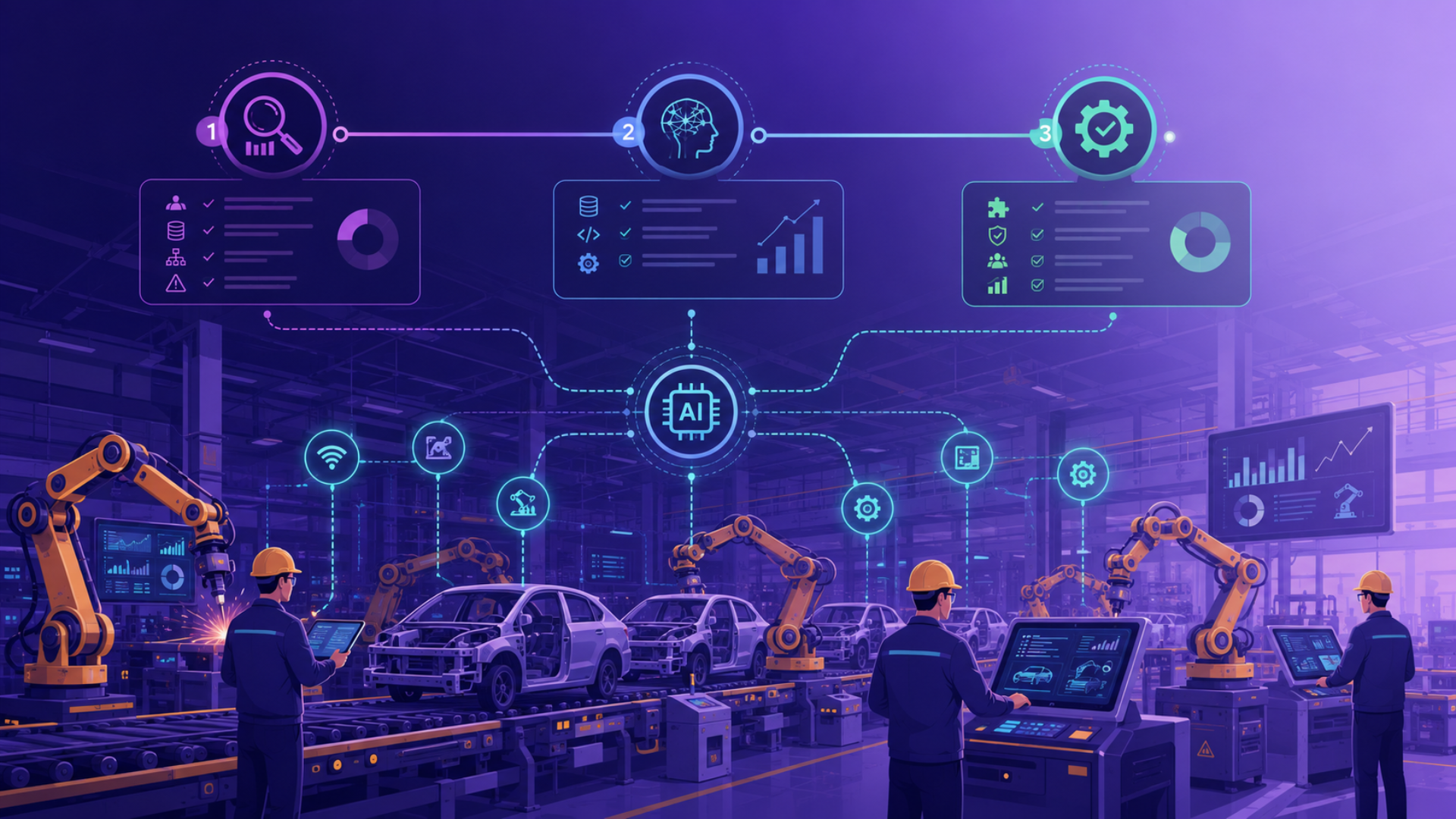 How to Implement AI in Automotive Manufacturing: A 90-Day Deployment Guide