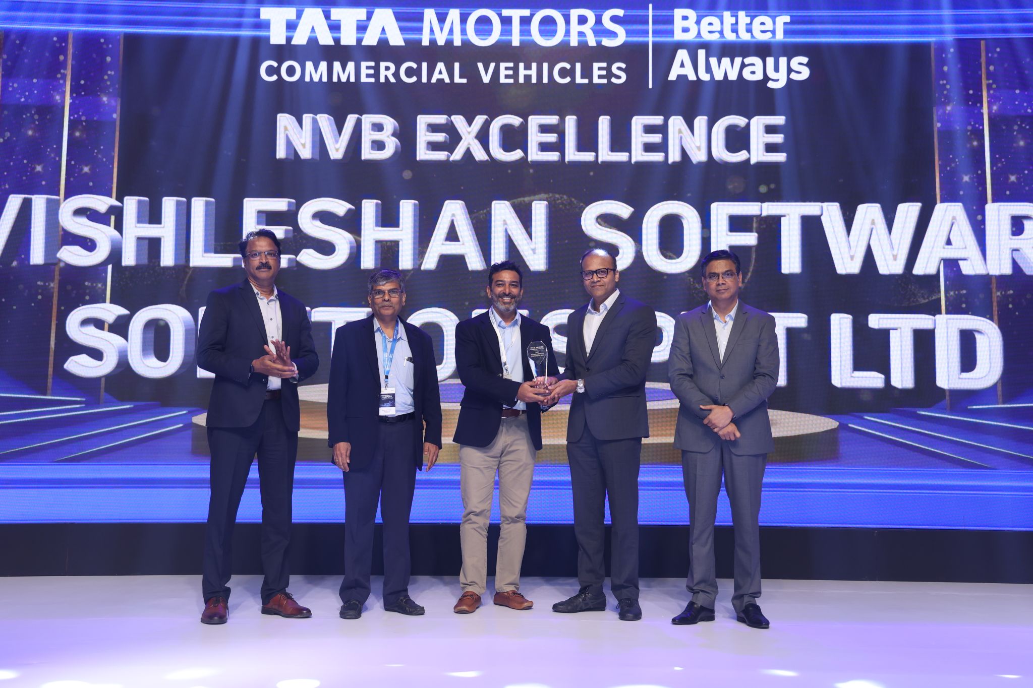 Vishleshan AI receives NVB Excellence Award from Tata Motors